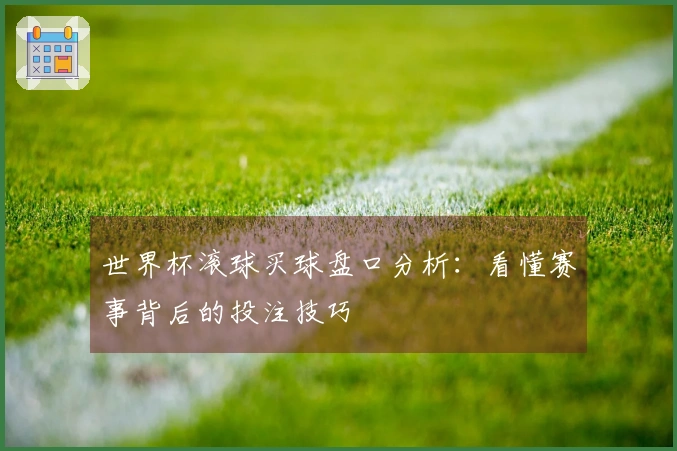 世界杯滚球买球盘口分析：看懂赛事背后的投注技巧